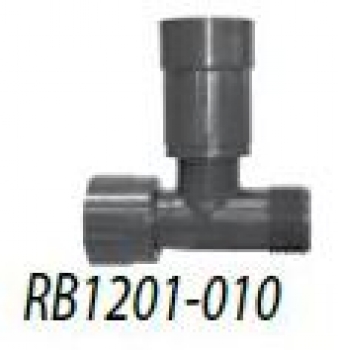PVC-T-Stück - Typenreihe RB1200 - 1“ IG x 1“ AG, 1 Ausgang: 1“ IG - Typ RB1201010